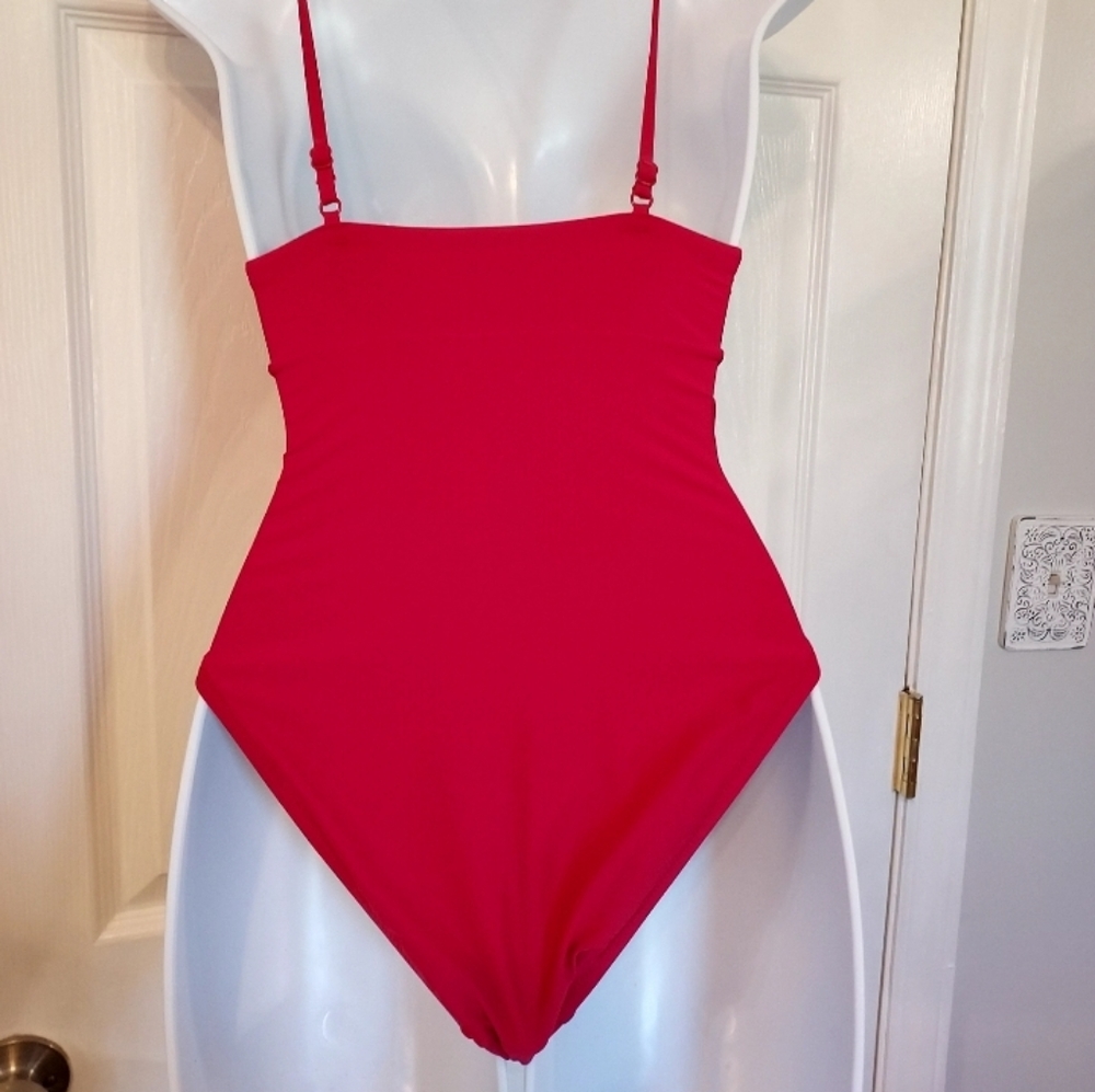 J. Crew Deep V-Neck French One-Piece Mauve Pink sz 0 Preppy - Picture 5 of 15